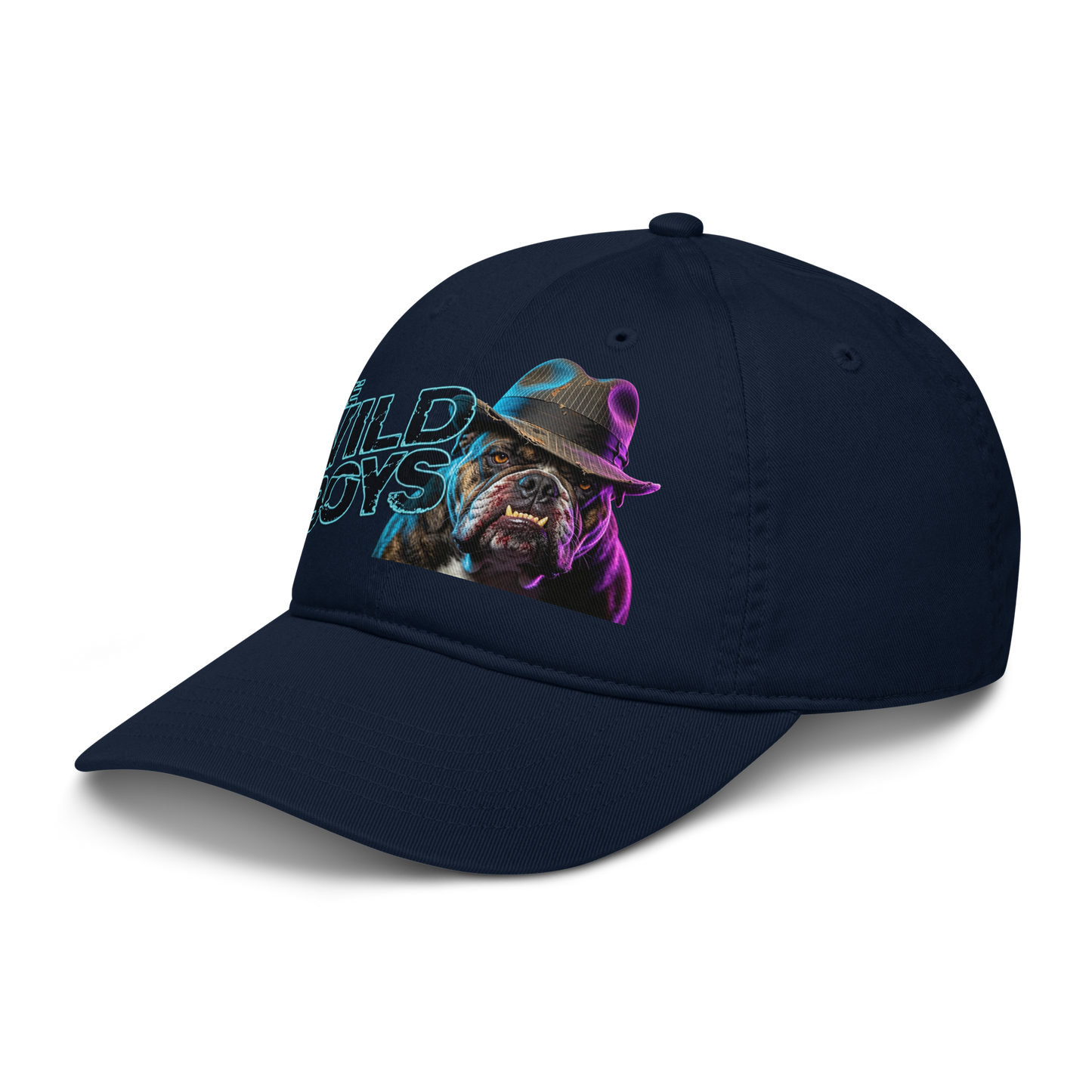 V.I.M Wild Boys Bulldog Theme Organic Dad Hat - Velvet Ink Market (V.I.M)