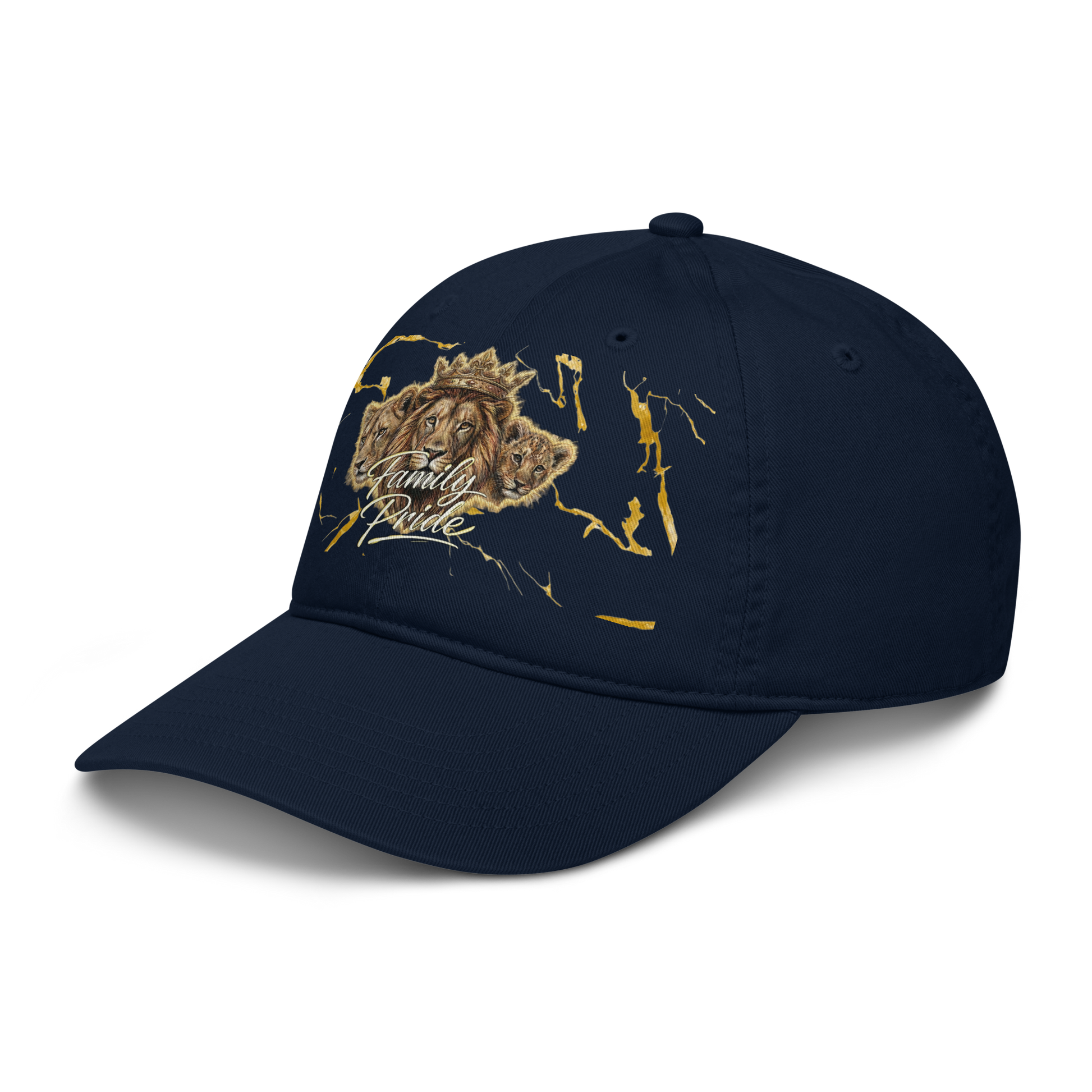 V.I.M Family Pride Lion Brand Organic Dad Hat - Velvet Ink Market (V.I.M)