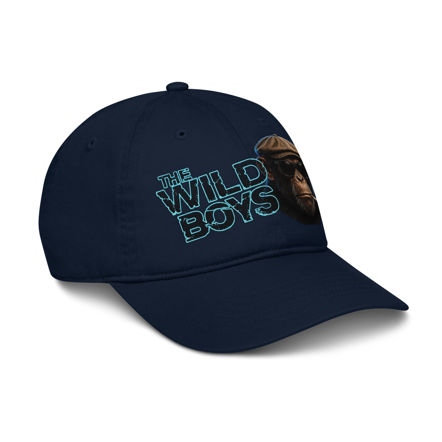 V.I.M Wild Boys Chimp Theme Organic Dad Hat - Velvet Ink Market (V.I.M)
