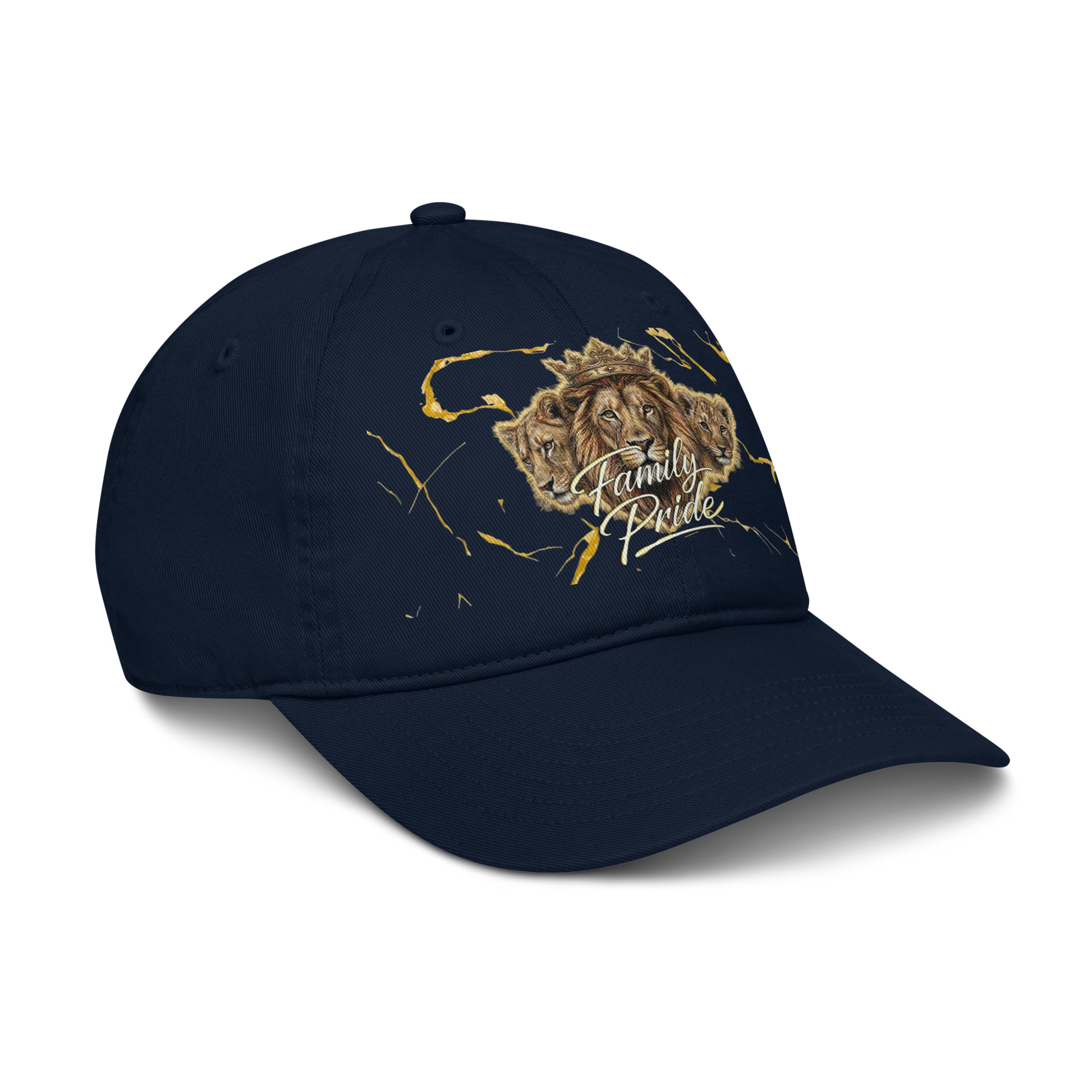 V.I.M Family Pride Lion Brand Organic Dad Hat - Velvet Ink Market (V.I.M)