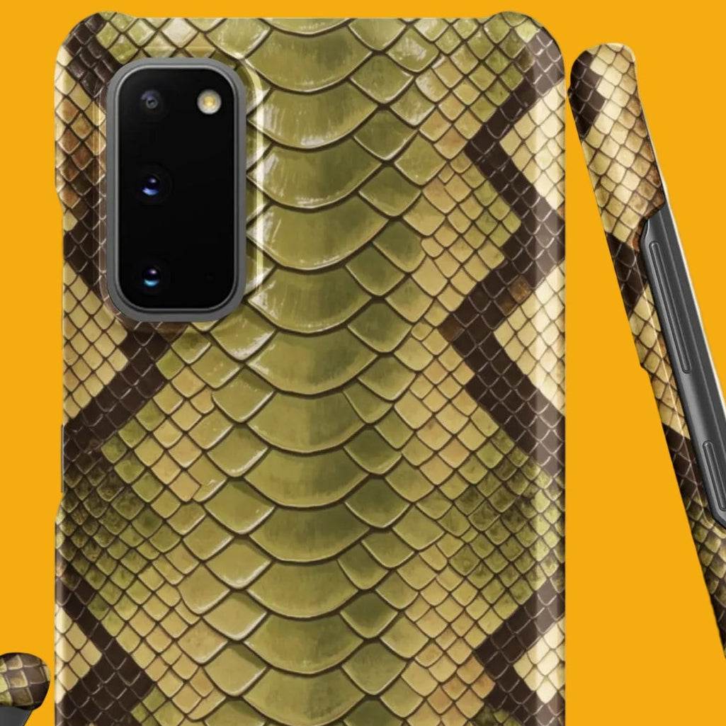 Samsung Snake Skin Snap Case – Protect Your Device in Style - Velvet Ink Market (V.I.M)