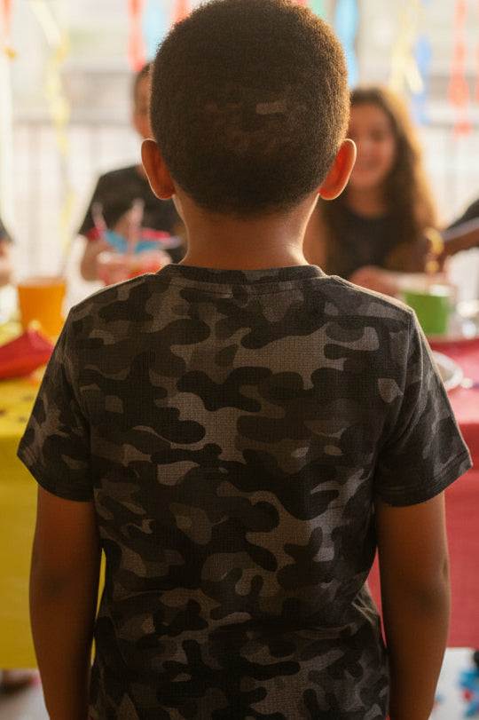 Urban Camo Pride Kids T-Shirt – Adventure-Ready Comfort for Kids - Velvet Ink Market (V.I.M)