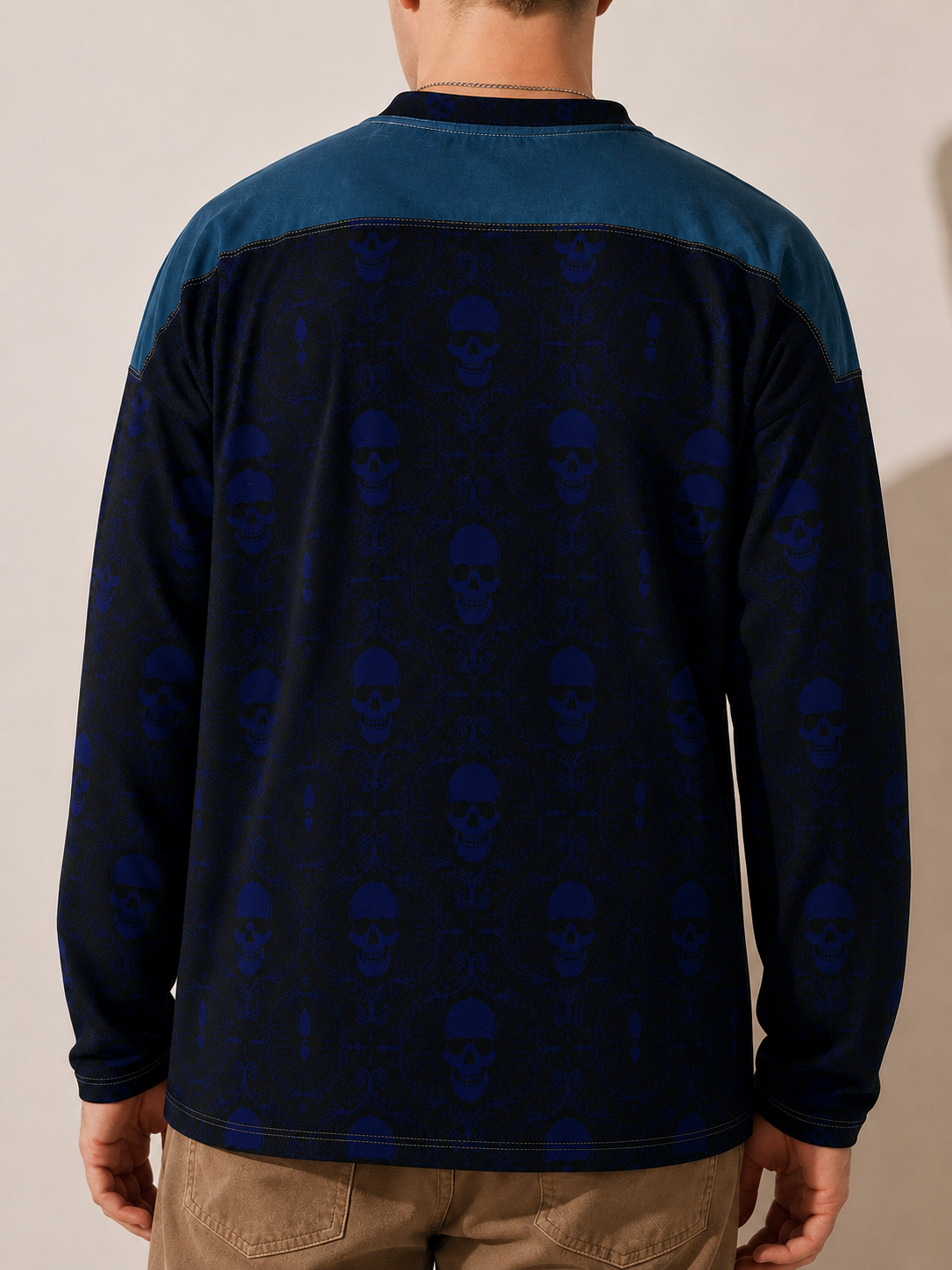 Unleash Your Spirit with the Midnight Blue Hockey Jersey - Velvet Ink Market (V.I.M)