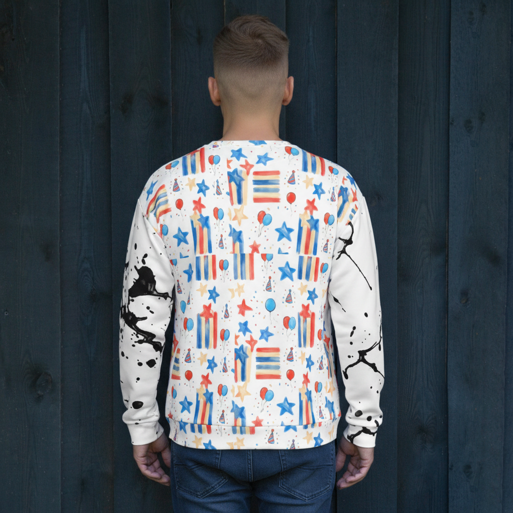 Liberty 250 Unisex Fleece Crewneck Sweatshirt - Velvet Ink Market (V.I.M)