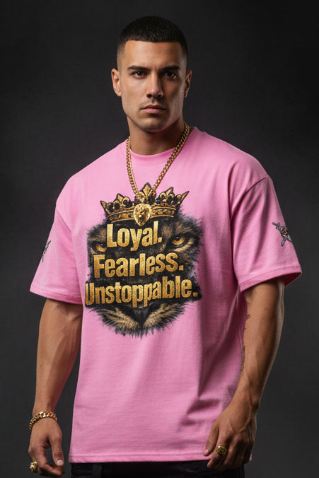 V.I.M 'Loyal. Fearless. Unstoppable.' Lion Tee - Velvet Ink Market (V.I.M)