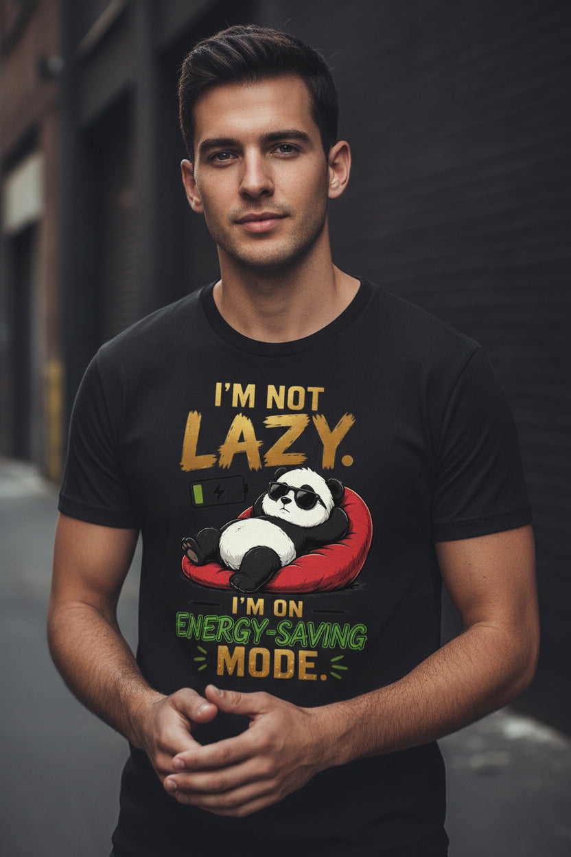 V.I.M 'I'm Not Lazy, I'm in Recharge Mode' Tee - Velvet Ink Market (V.I.M)
