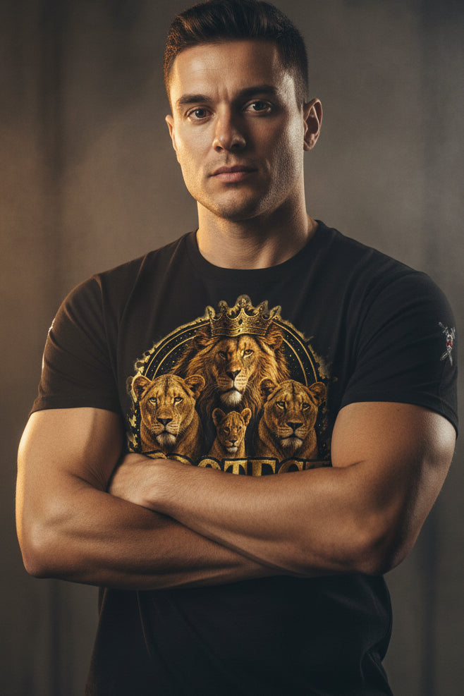 V.I.M 'Protect What's Yours' Lion Tee - Velvet Ink Market (V.I.M)