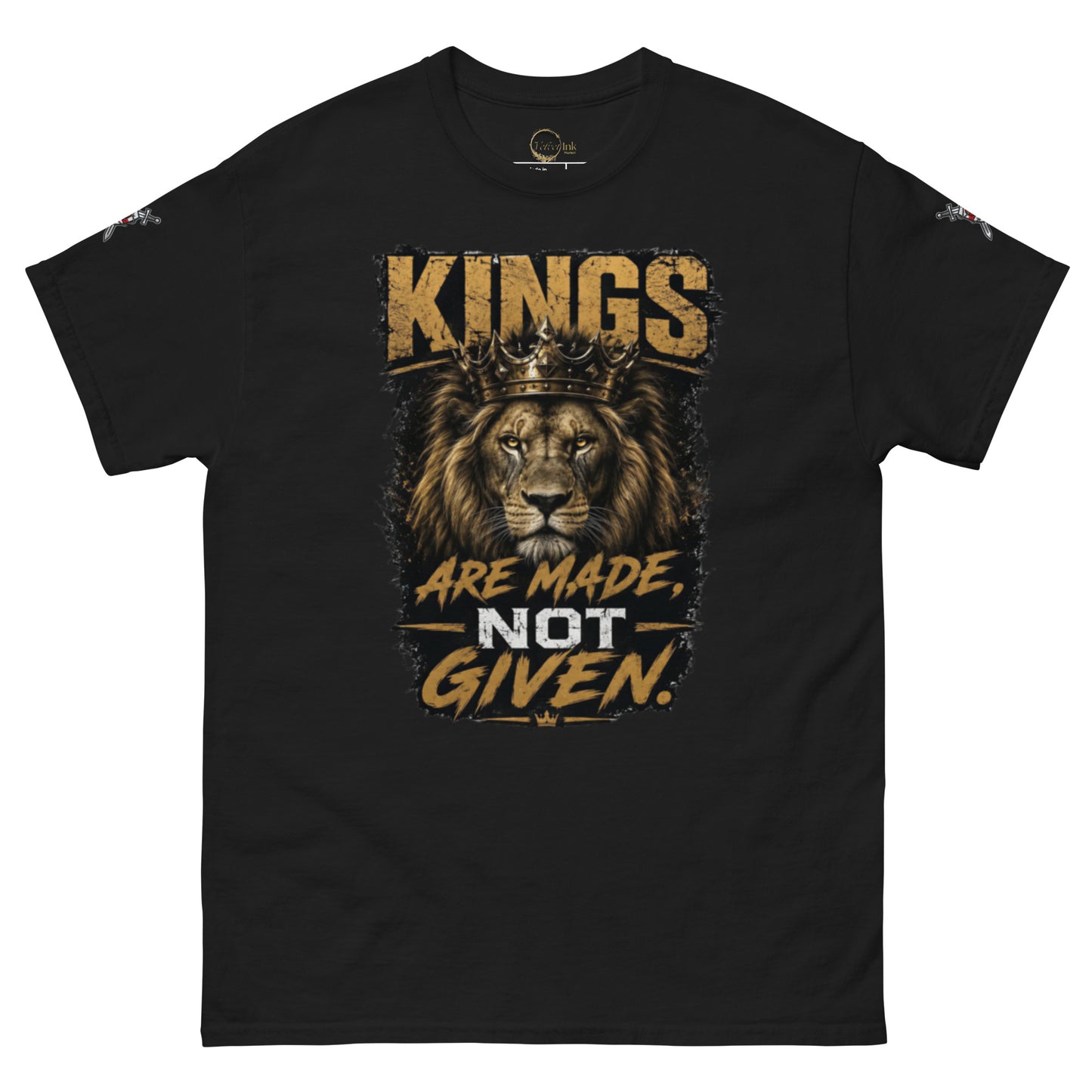 V.I.M 'Kings Are Made, Not Given' Lion Tee - Velvet Ink Market (V.I.M)