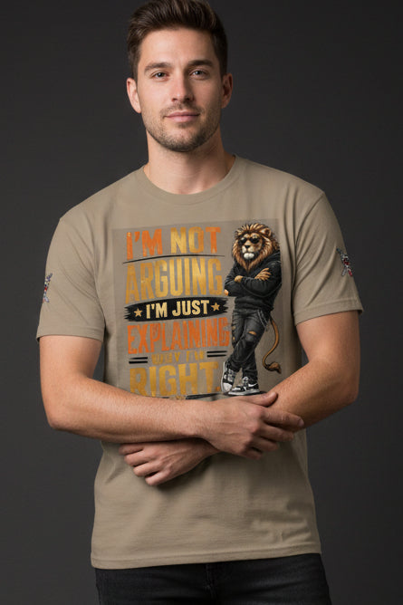 V.I.M 'I'm Not Arguing, I'm Explaining Why I'm Right' Tee - Velvet Ink Market (V.I.M)