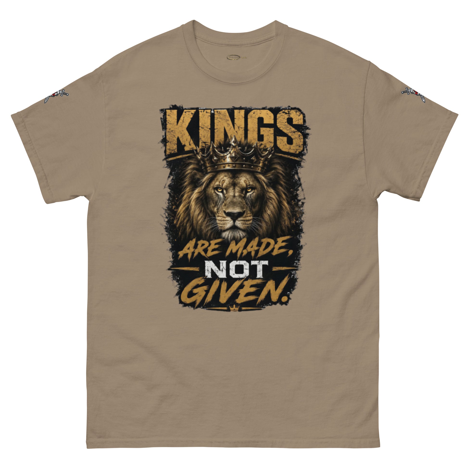 V.I.M 'Kings Are Made, Not Given' Lion Tee - Velvet Ink Market (V.I.M)