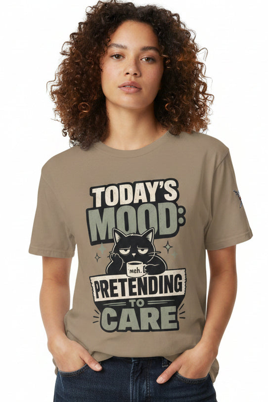 V.I.M 'Today's Mood: Pretending to Care' Tee - Velvet Ink Market (V.I.M)