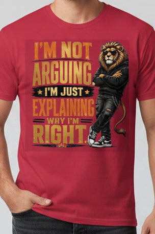 V.I.M 'I'm Not Arguing, I'm Explaining Why I'm Right' Tee - Velvet Ink Market (V.I.M)