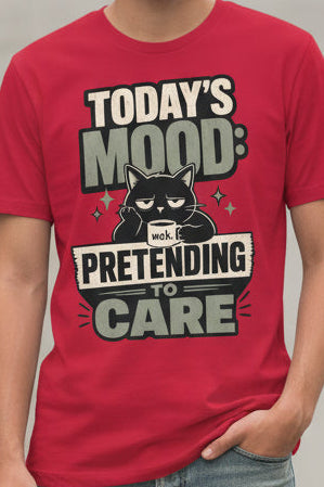 V.I.M 'Today's Mood: Pretending to Care' Tee - Velvet Ink Market (V.I.M)