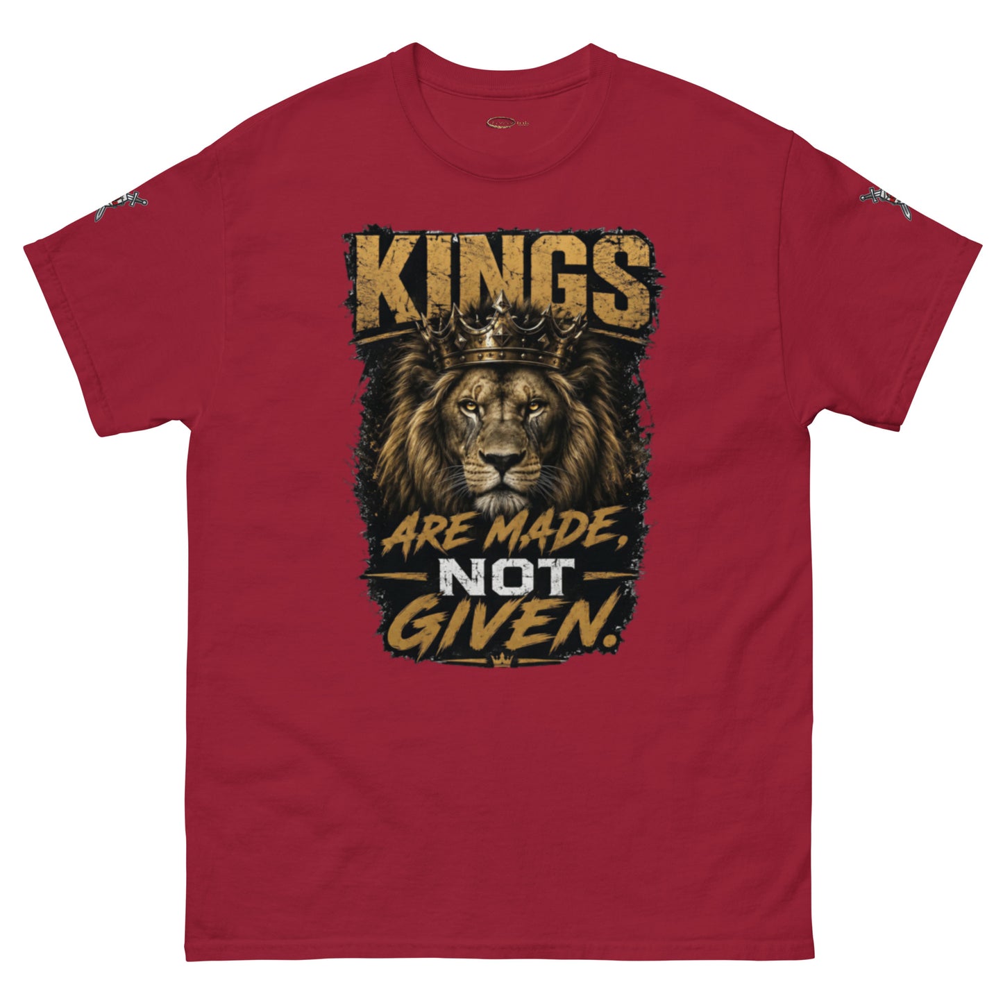 V.I.M 'Kings Are Made, Not Given' Lion Tee - Velvet Ink Market (V.I.M)