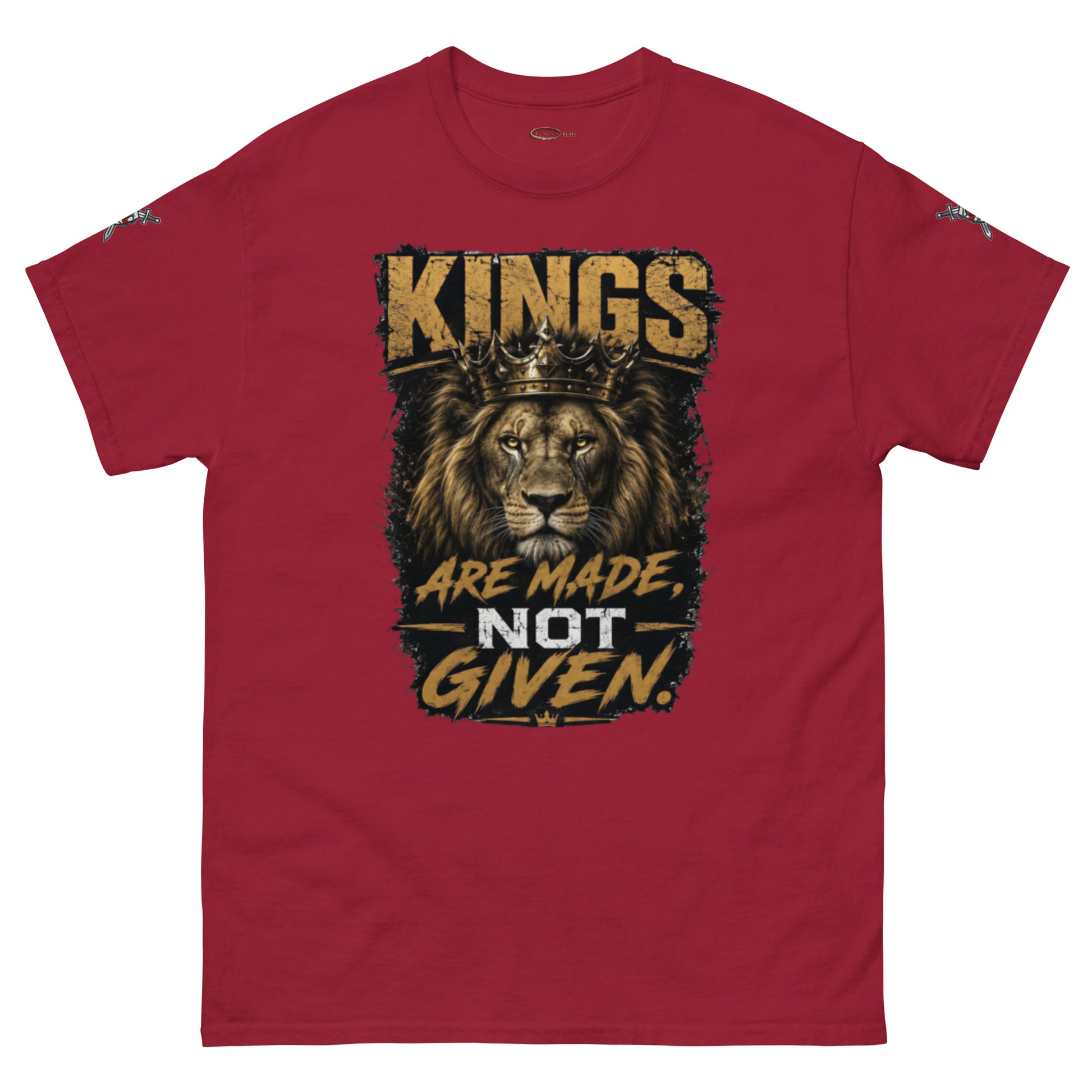 V.I.M 'Kings Are Made, Not Given' Lion Tee - Velvet Ink Market (V.I.M)