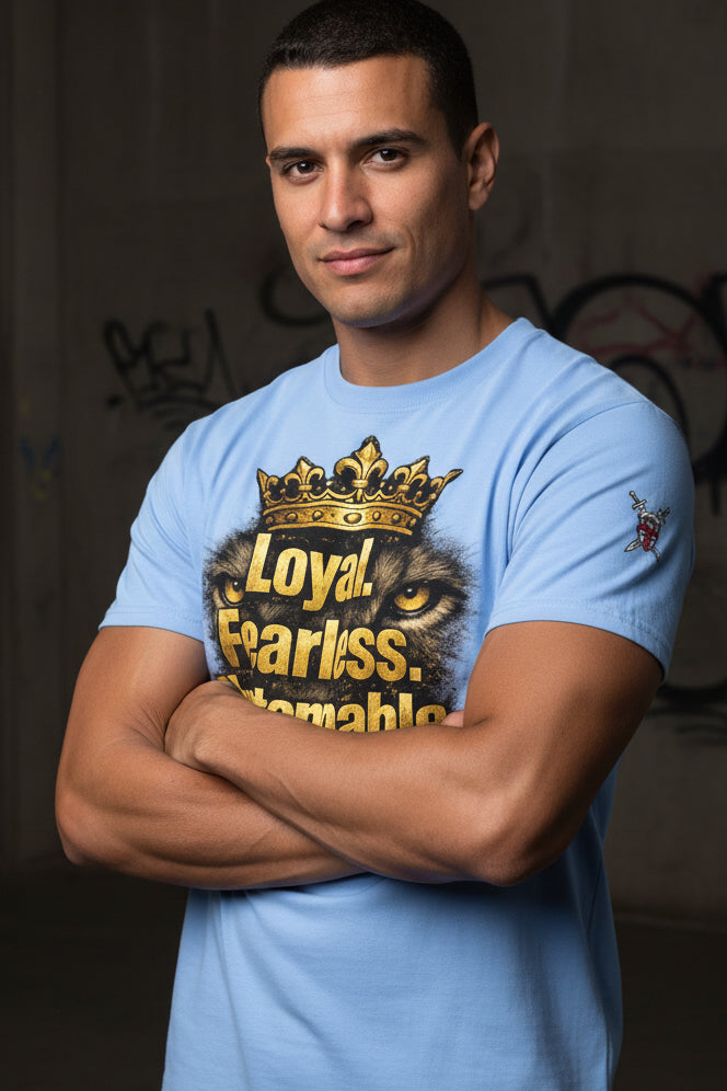 V.I.M 'Loyal. Fearless. Unstoppable.' Lion Tee - Velvet Ink Market (V.I.M)