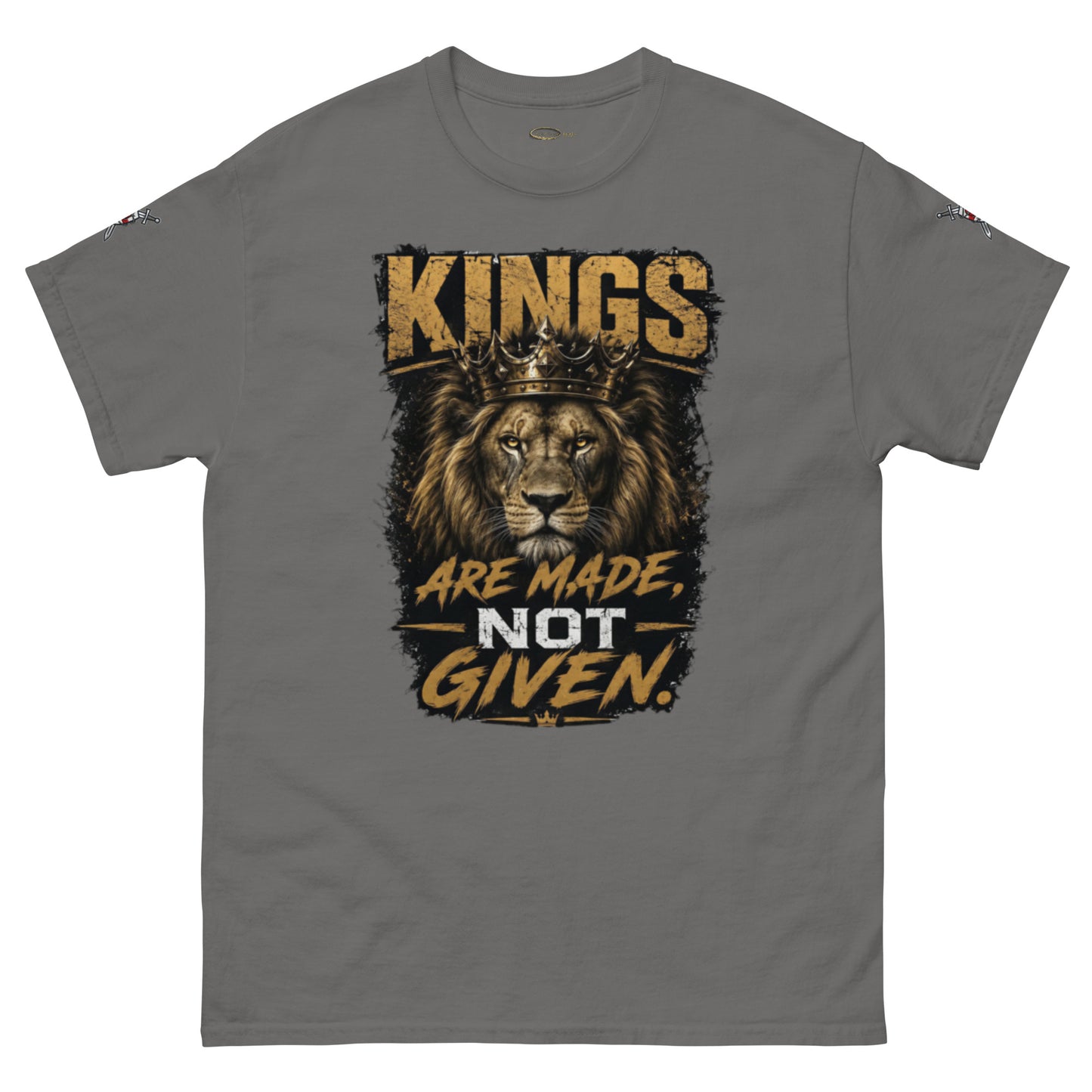 V.I.M 'Kings Are Made, Not Given' Lion Tee - Velvet Ink Market (V.I.M)