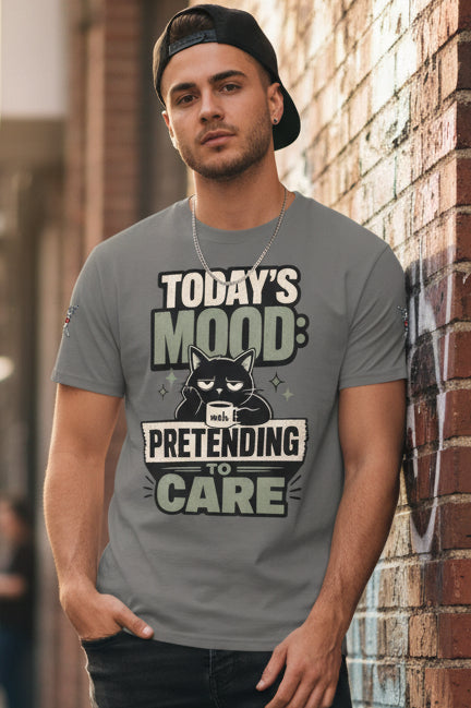 V.I.M 'Today's Mood: Pretending to Care' Tee - Velvet Ink Market (V.I.M)