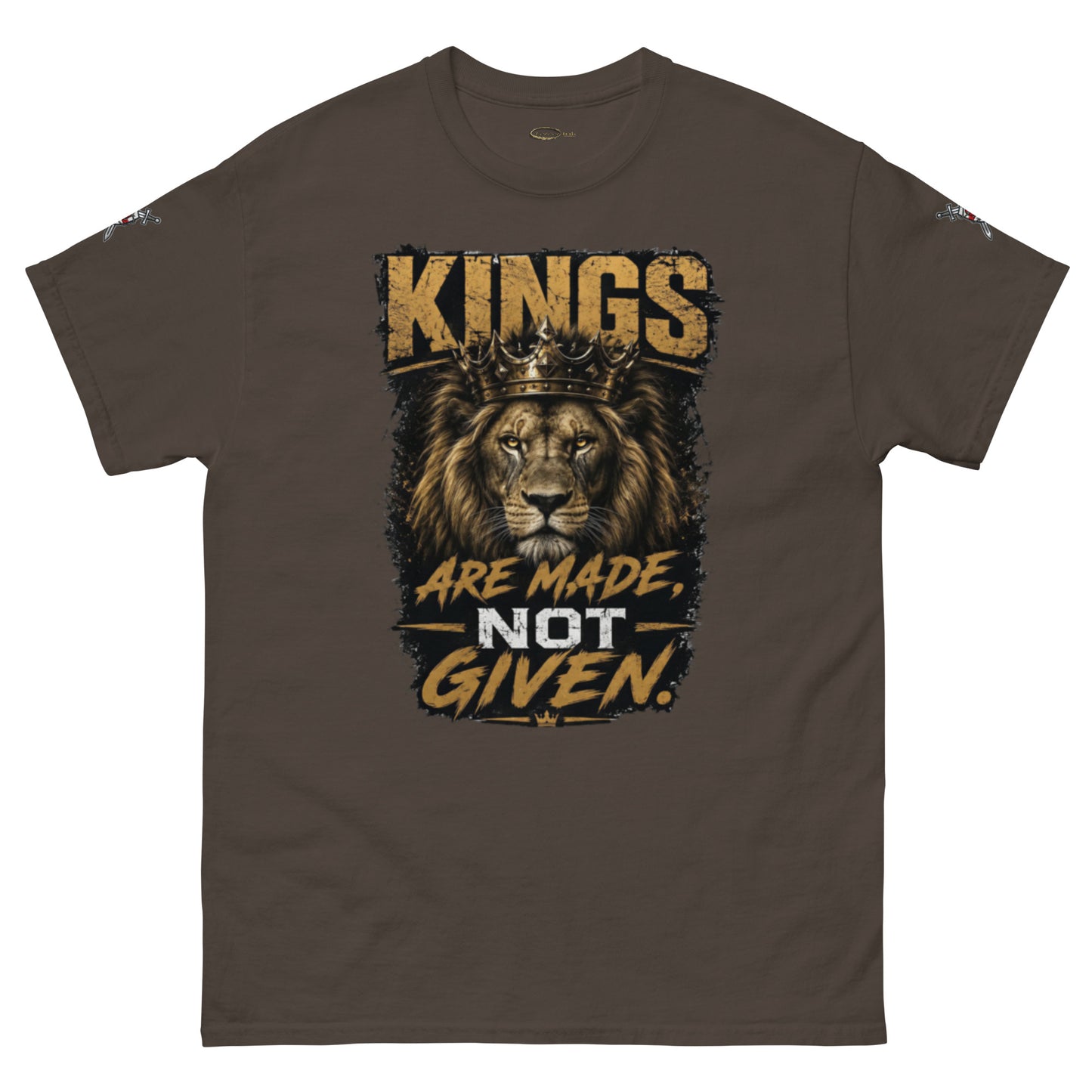 V.I.M 'Kings Are Made, Not Given' Lion Tee - Velvet Ink Market (V.I.M)