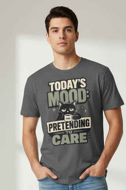 V.I.M 'Today's Mood: Pretending to Care' Tee - Velvet Ink Market (V.I.M)