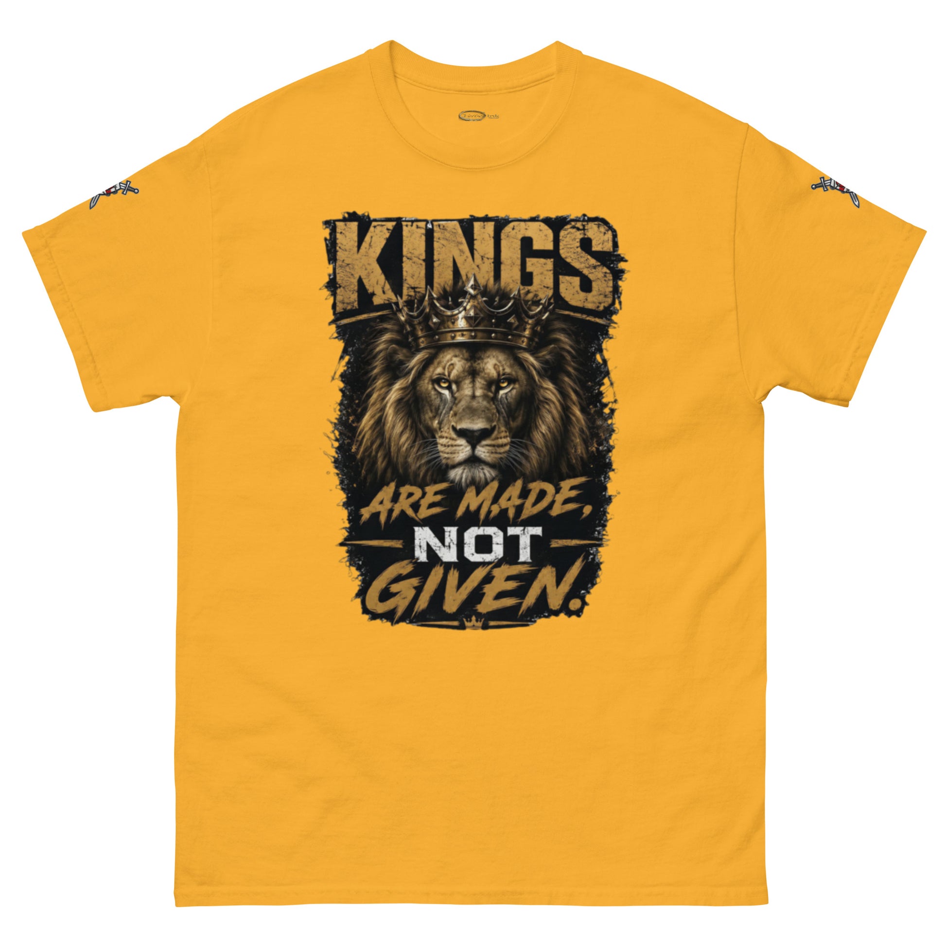 V.I.M 'Kings Are Made, Not Given' Lion Tee - Velvet Ink Market (V.I.M)
