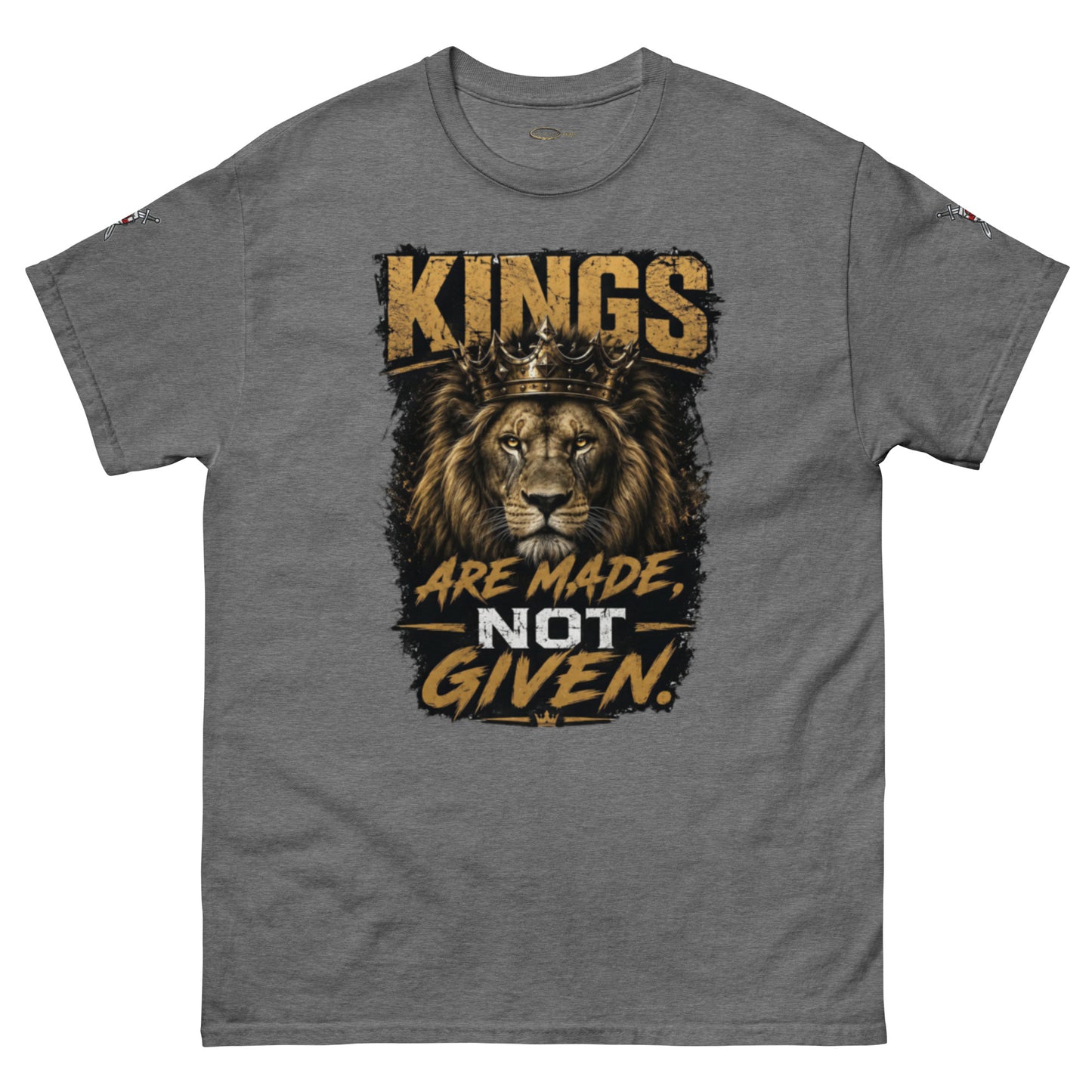 V.I.M 'Kings Are Made, Not Given' Lion Tee - Velvet Ink Market (V.I.M)