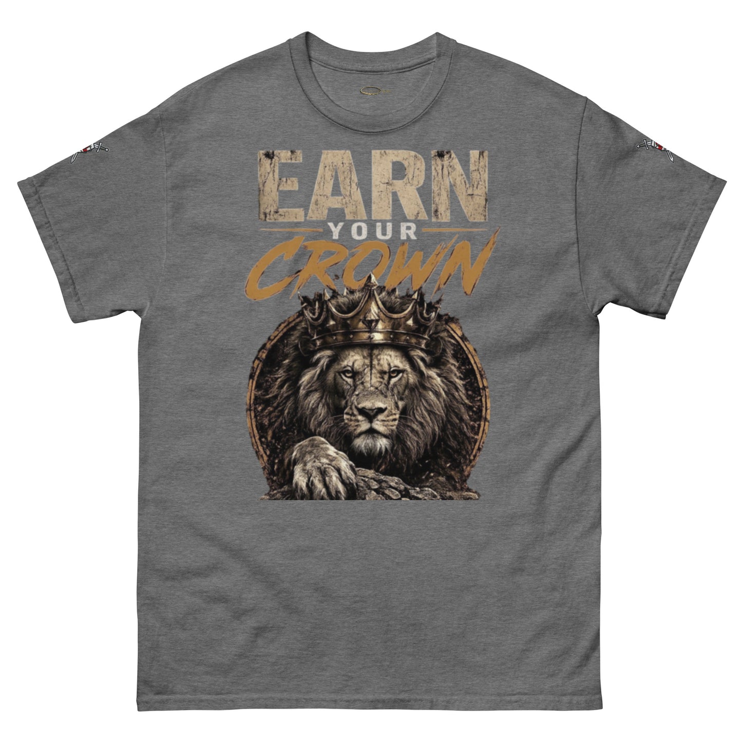 V.I.M 'Earn Your Crown' Lion Tee - Velvet Ink Market (V.I.M)