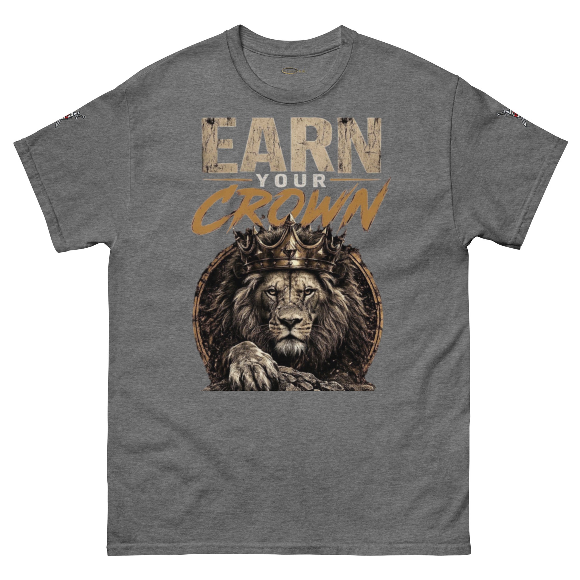 V.I.M 'Earn Your Crown' Lion Tee - Velvet Ink Market (V.I.M)