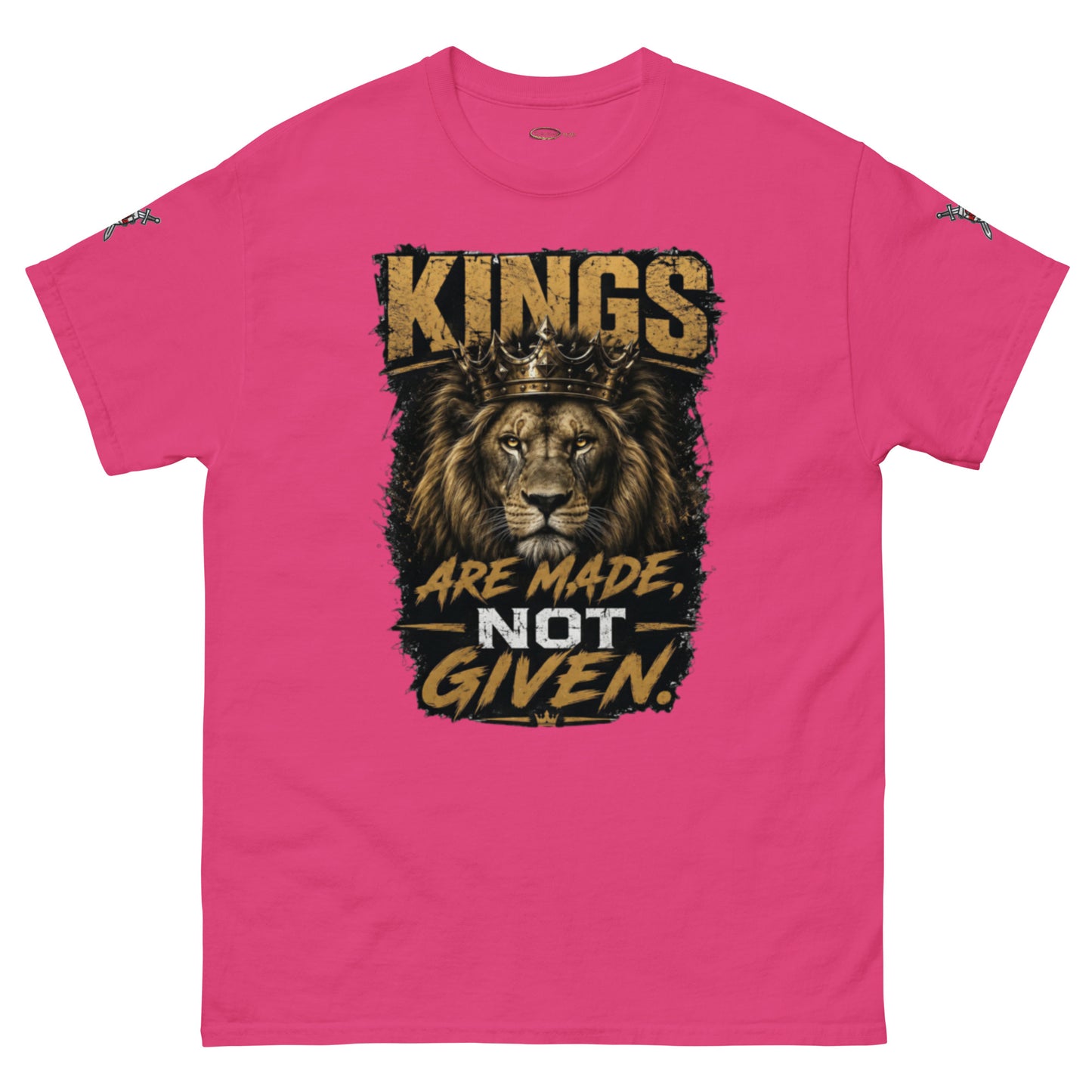 V.I.M 'Kings Are Made, Not Given' Lion Tee - Velvet Ink Market (V.I.M)