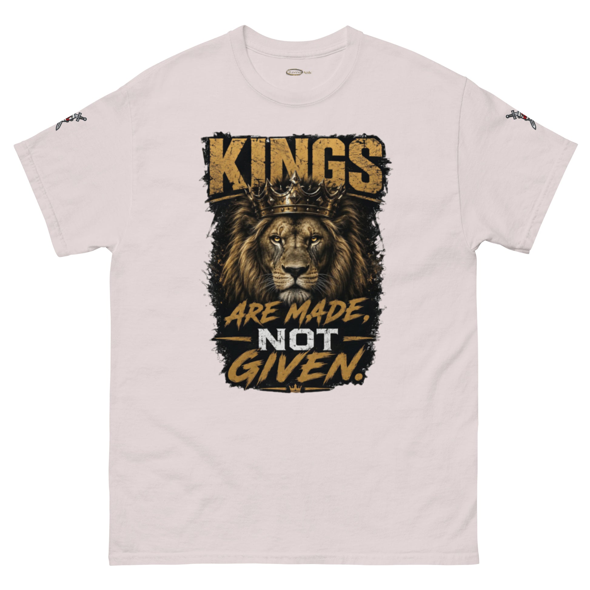 V.I.M 'Kings Are Made, Not Given' Lion Tee - Velvet Ink Market (V.I.M)