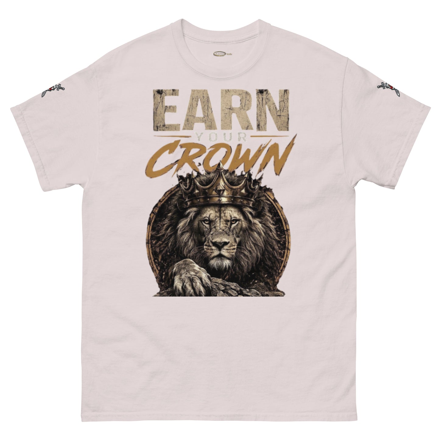 V.I.M 'Earn Your Crown' Lion Tee - Velvet Ink Market (V.I.M)