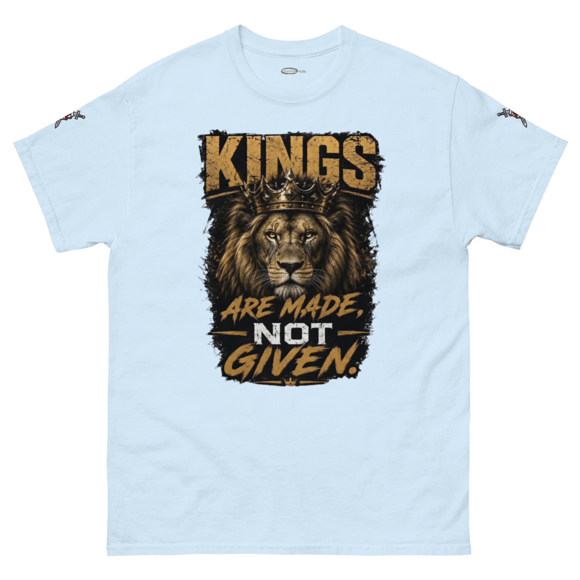 V.I.M 'Kings Are Made, Not Given' Lion Tee - Velvet Ink Market (V.I.M)