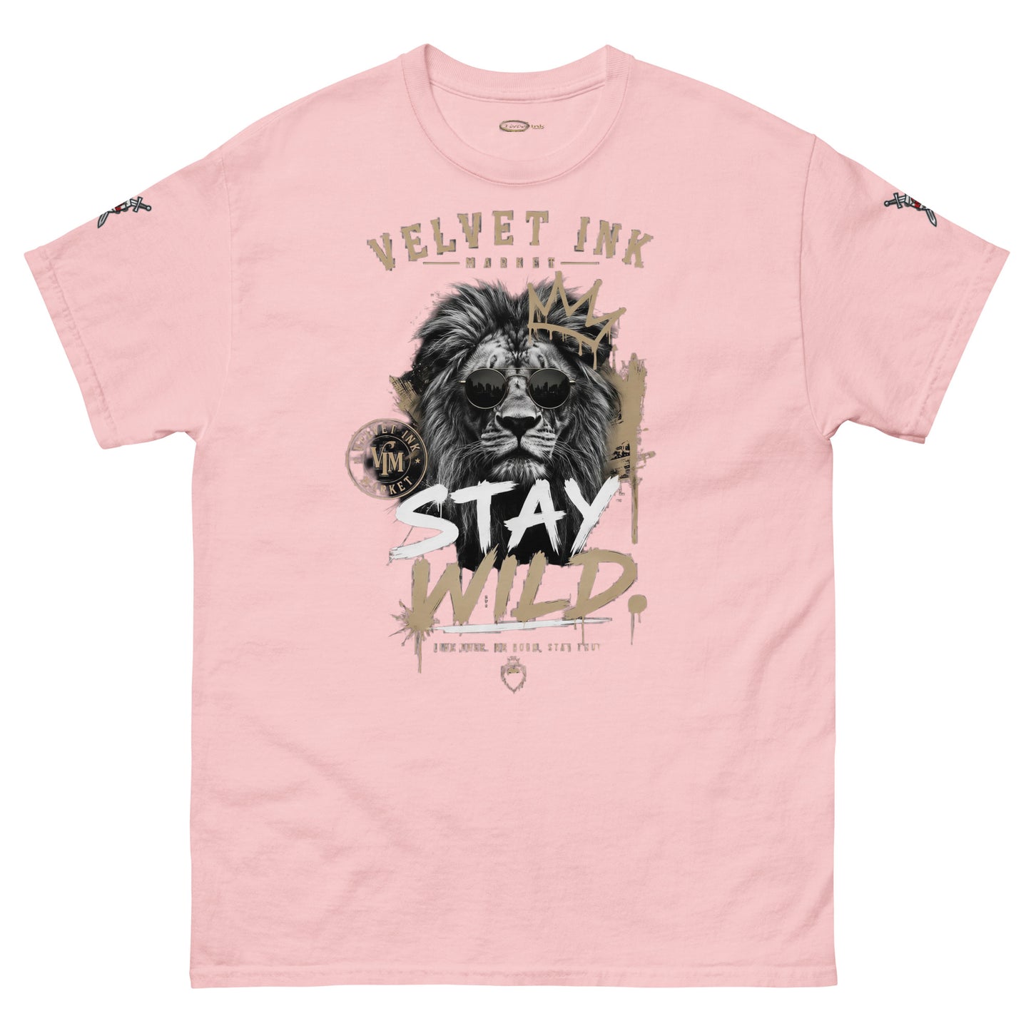 V.I.M 'Stay Wild' Lion Tee - Velvet Ink Market (V.I.M)