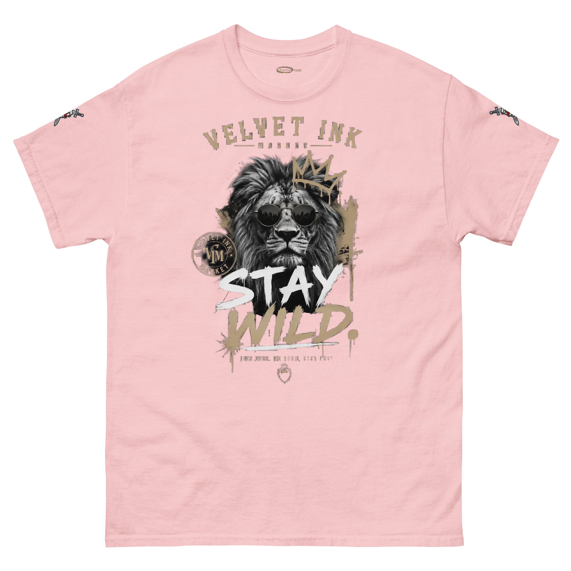 V.I.M 'Stay Wild' Lion Tee - Velvet Ink Market (V.I.M)