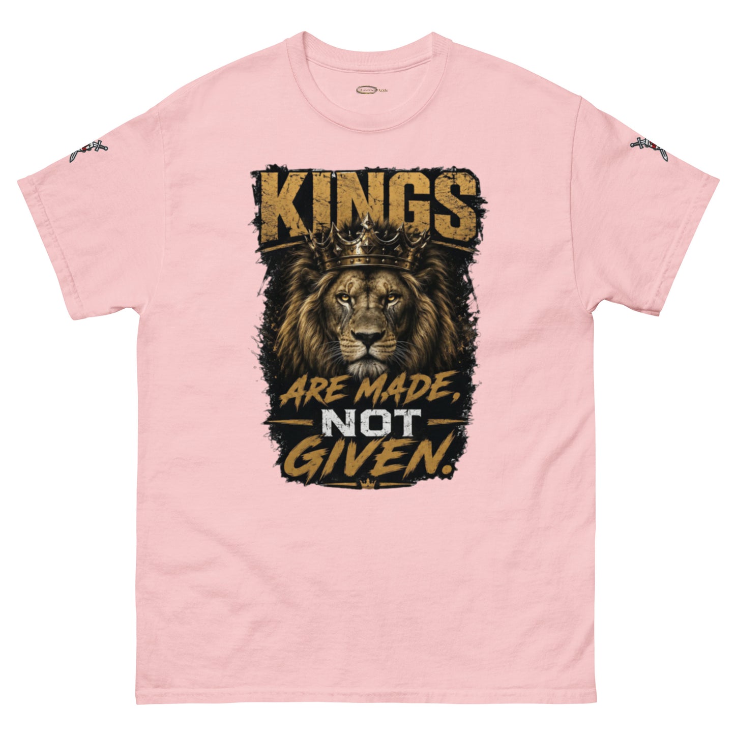 V.I.M 'Kings Are Made, Not Given' Lion Tee - Velvet Ink Market (V.I.M)