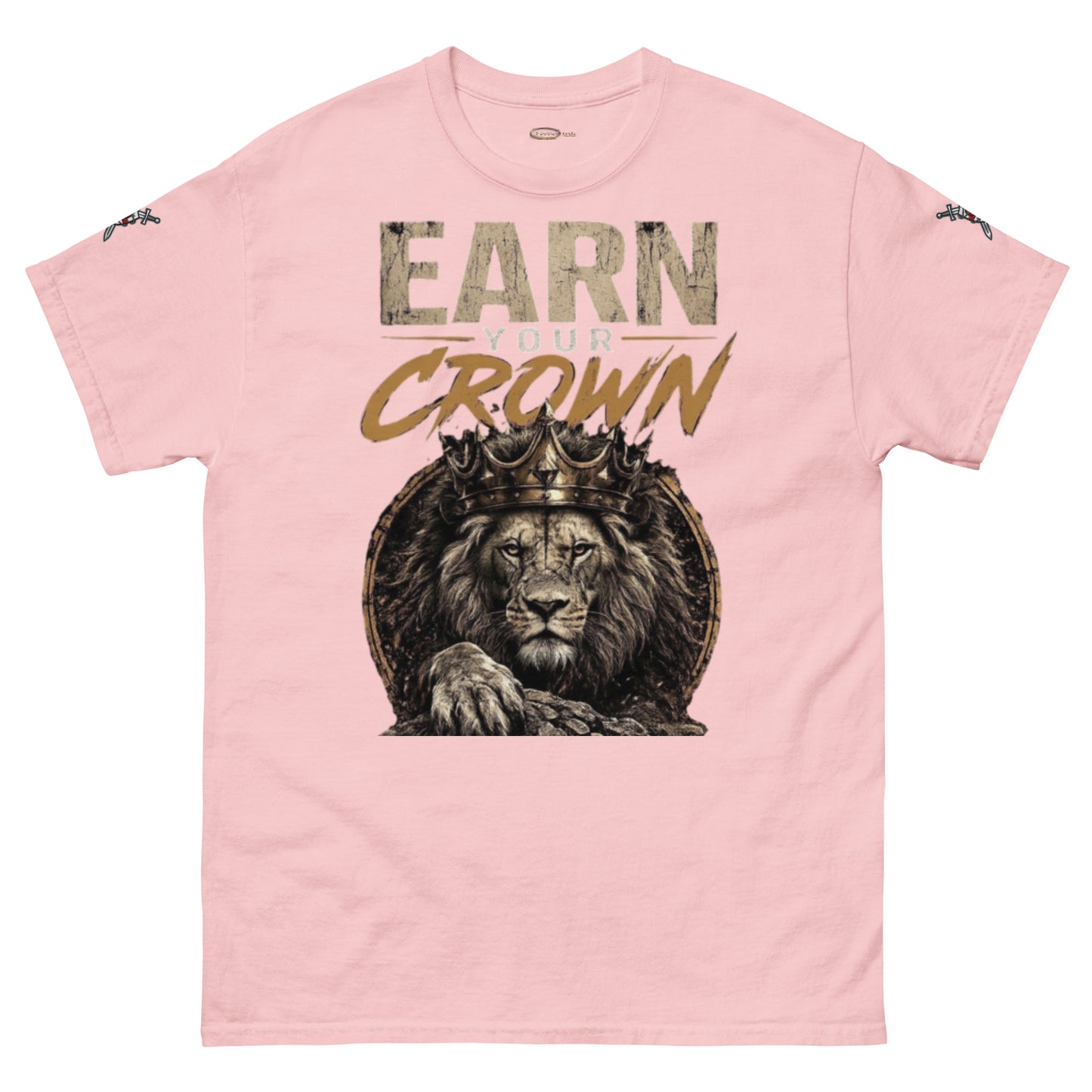 V.I.M 'Earn Your Crown' Lion Tee - Velvet Ink Market (V.I.M)