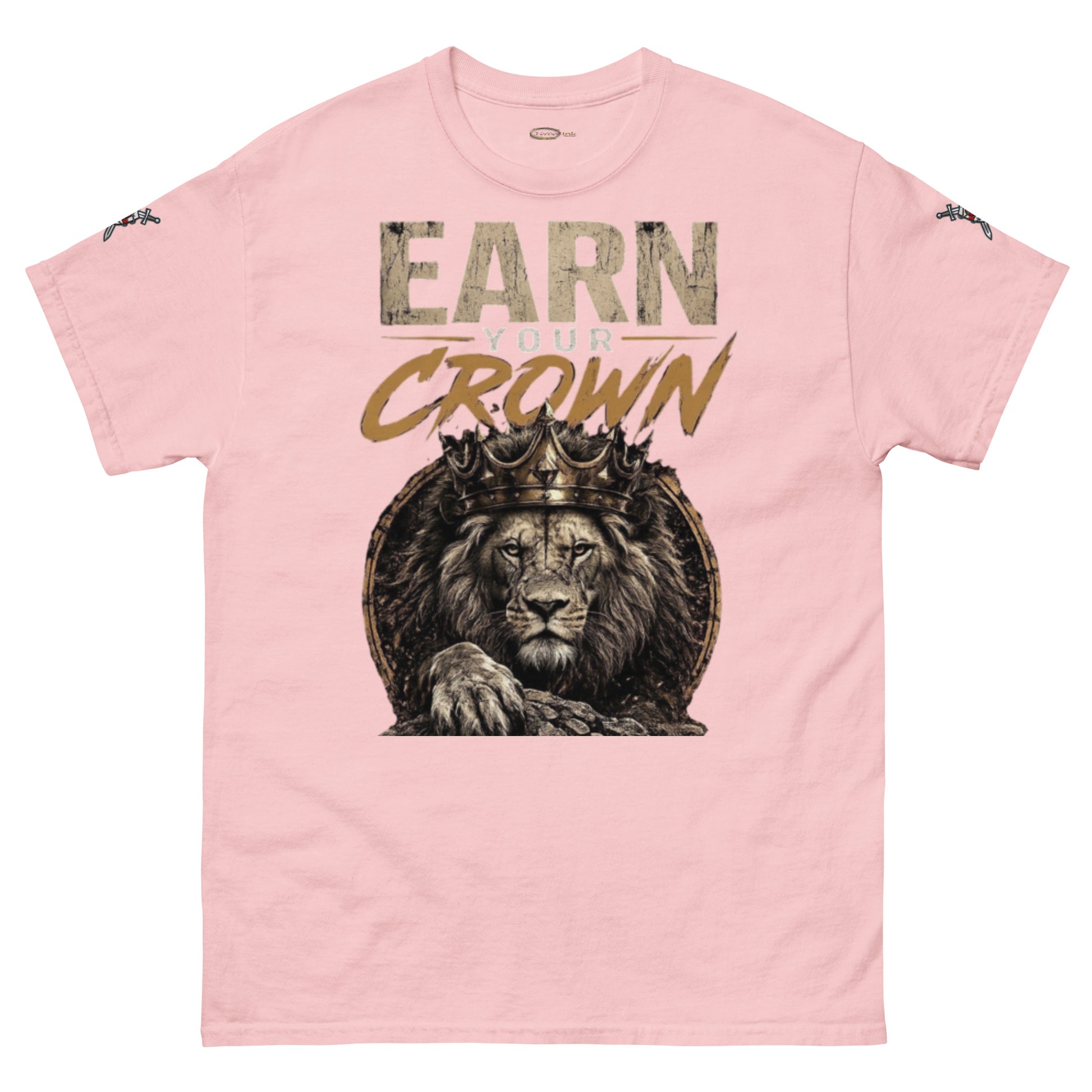 V.I.M 'Earn Your Crown' Lion Tee - Velvet Ink Market (V.I.M)
