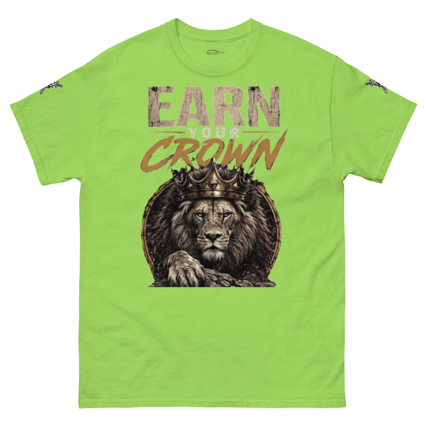 V.I.M 'Earn Your Crown' Lion Tee - Velvet Ink Market (V.I.M)