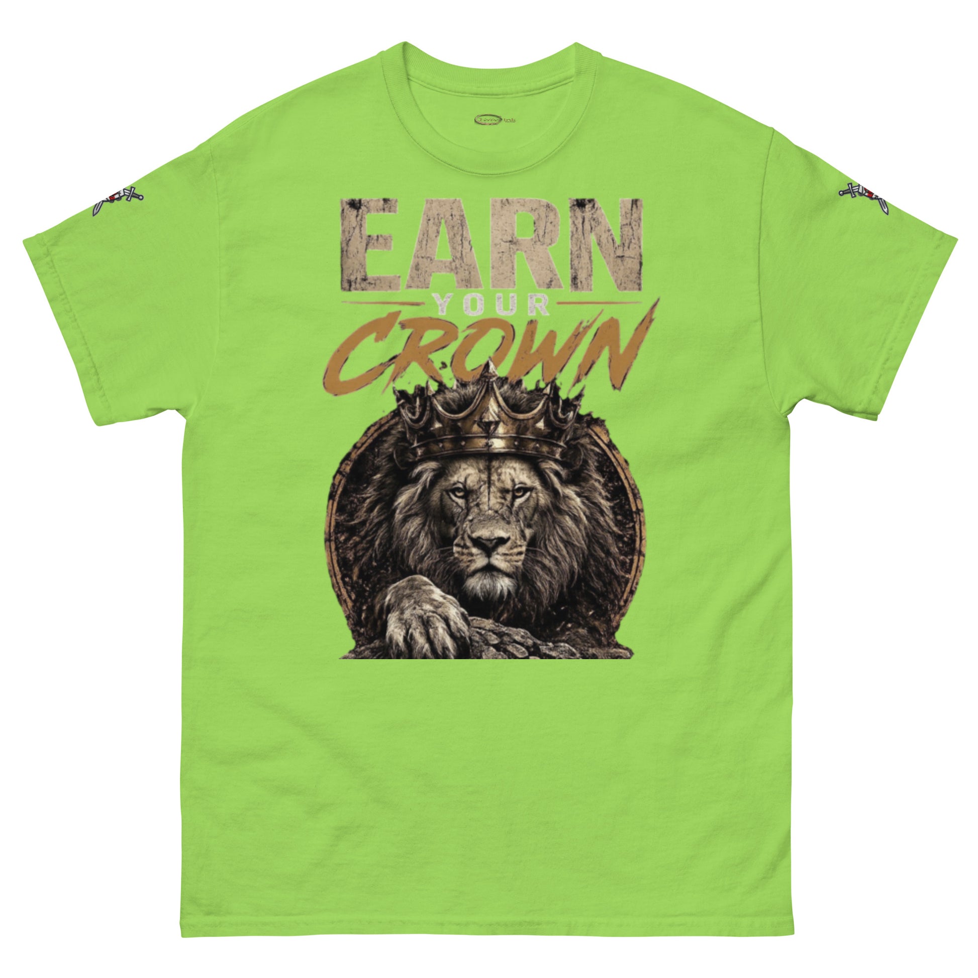 V.I.M 'Earn Your Crown' Lion Tee - Velvet Ink Market (V.I.M)