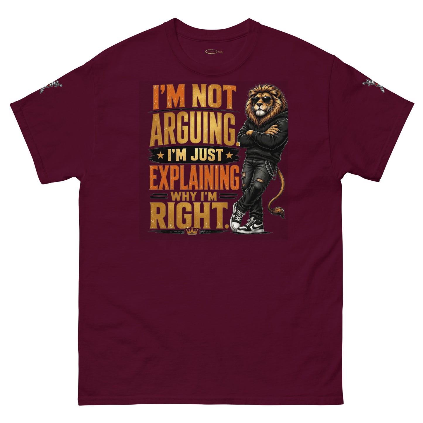 V.I.M 'I'm Not Arguing, I'm Explaining Why I'm Right' Tee - Velvet Ink Market (V.I.M)