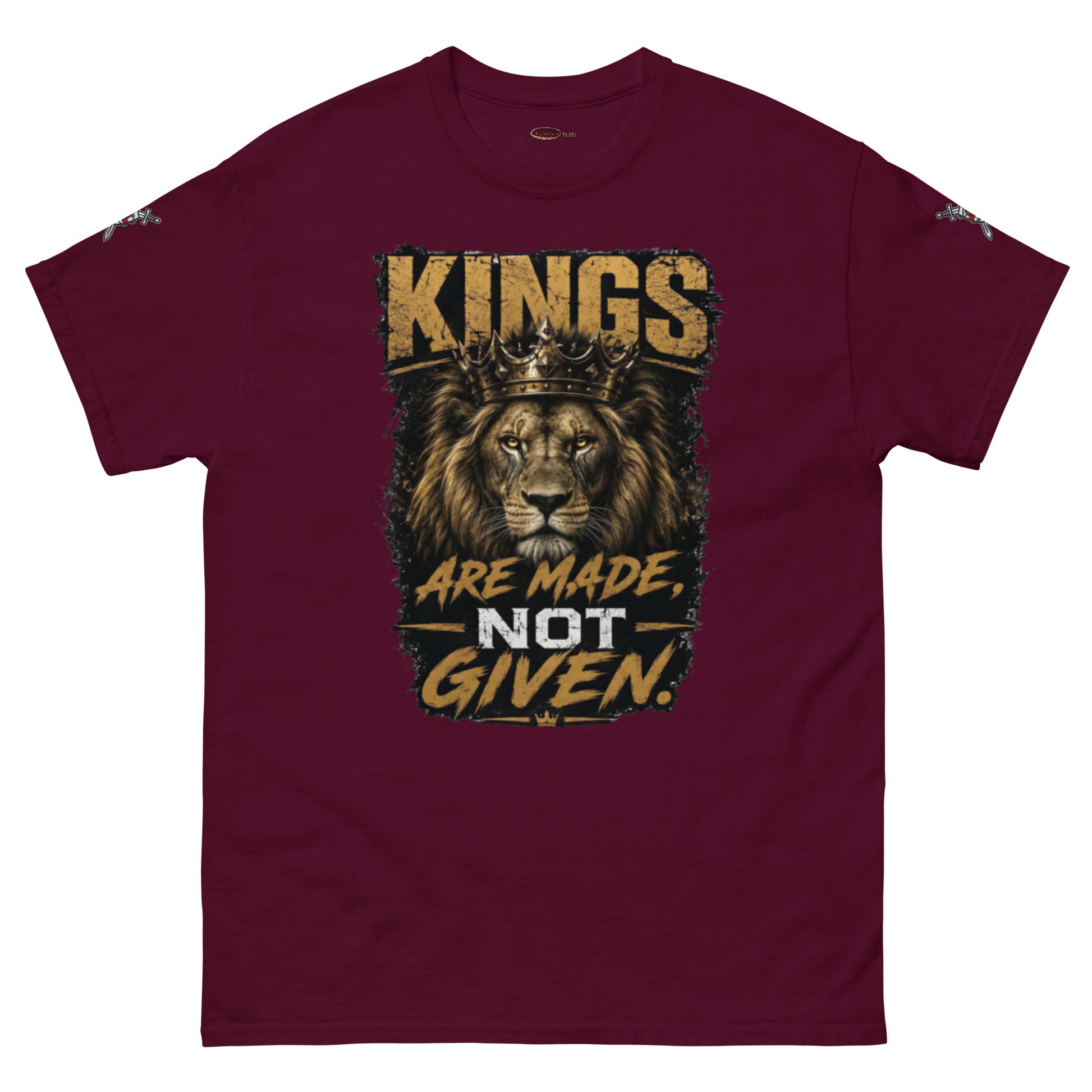 V.I.M 'Kings Are Made, Not Given' Lion Tee - Velvet Ink Market (V.I.M)