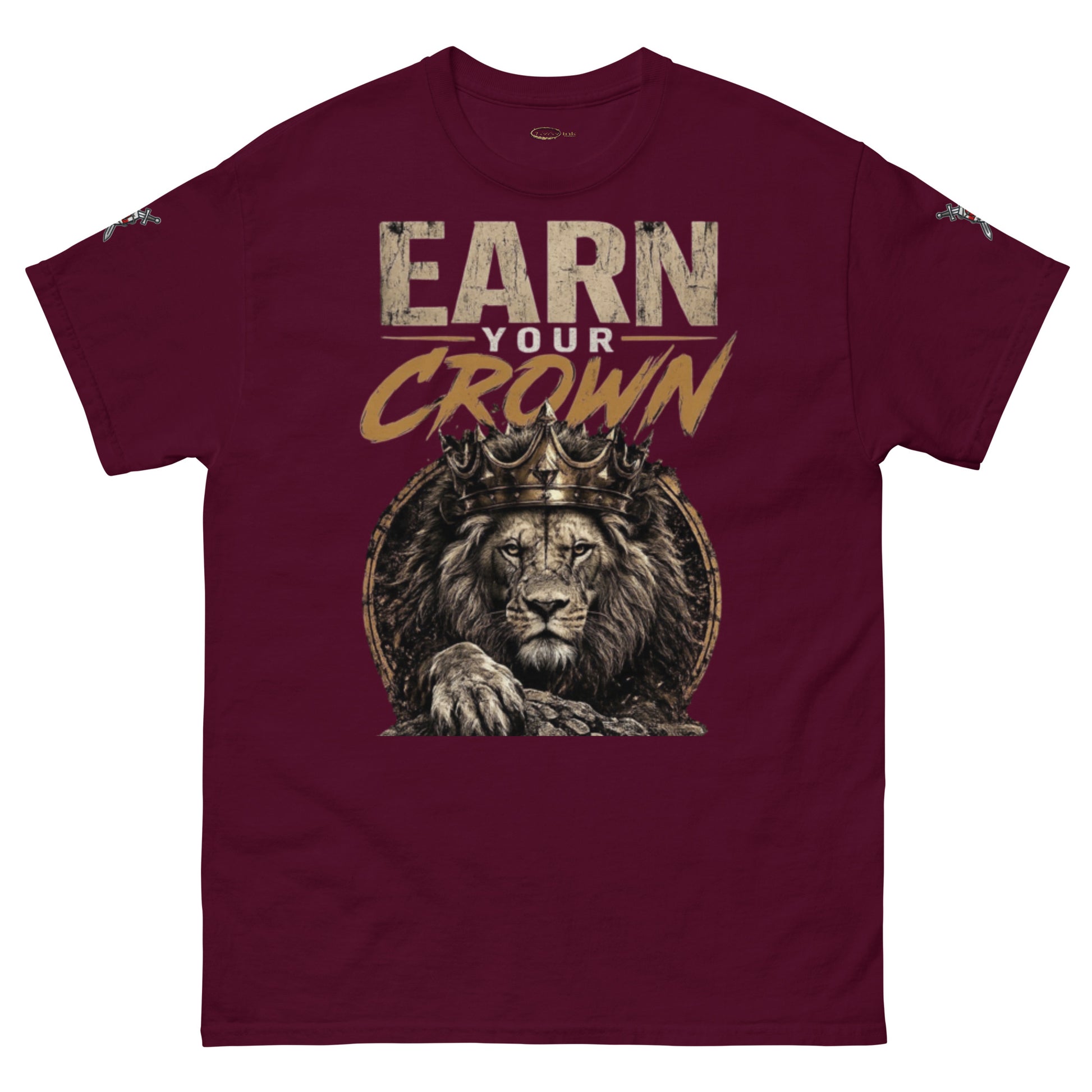 V.I.M 'Earn Your Crown' Lion Tee - Velvet Ink Market (V.I.M)