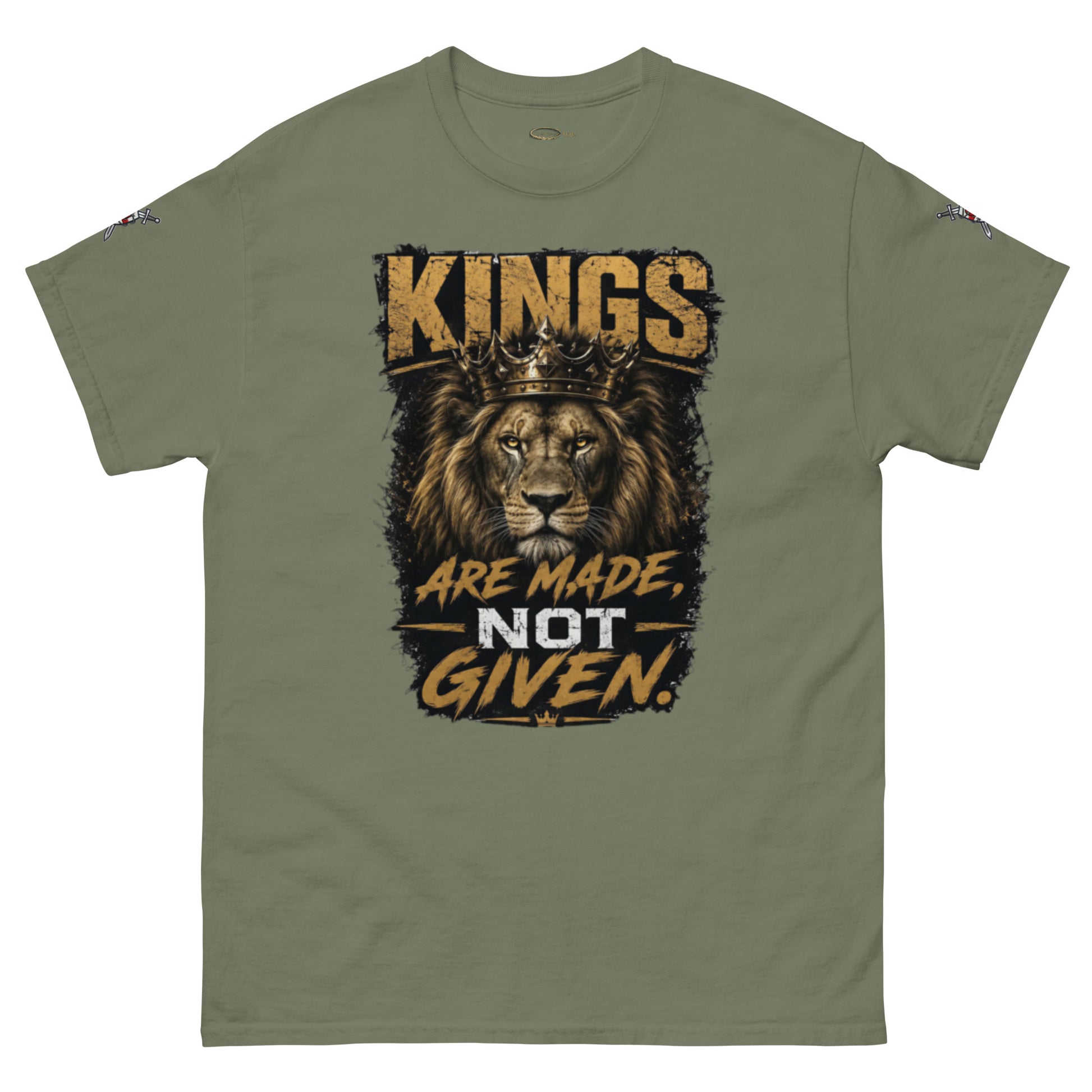 V.I.M 'Kings Are Made, Not Given' Lion Tee - Velvet Ink Market (V.I.M)