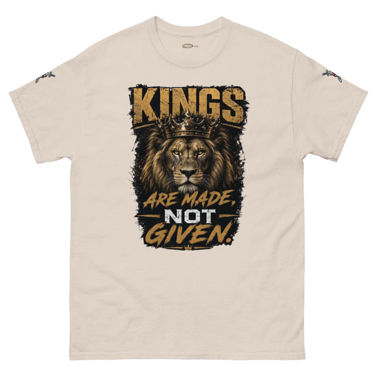 V.I.M 'Kings Are Made, Not Given' Lion Tee - Velvet Ink Market (V.I.M)