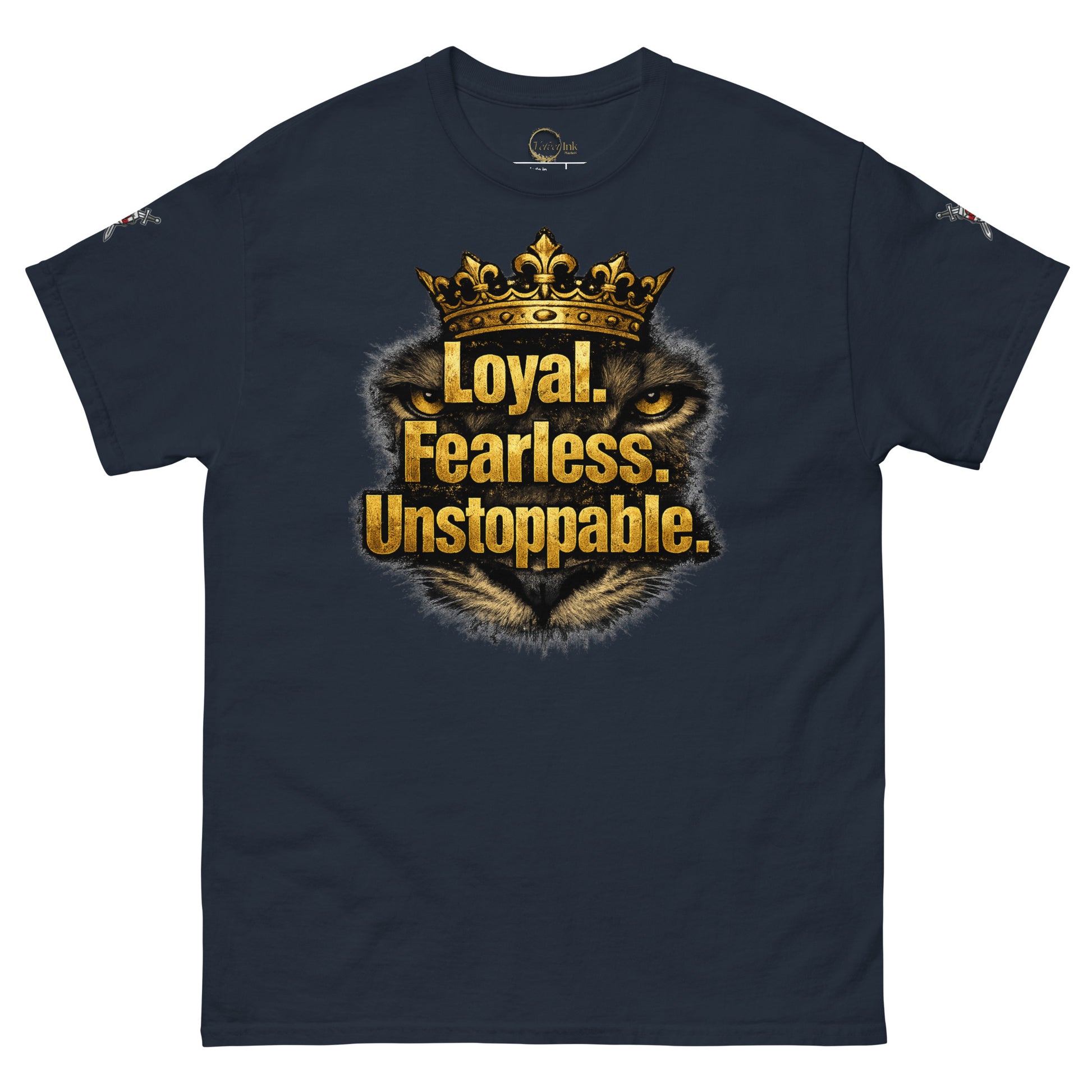V.I.M 'Loyal. Fearless. Unstoppable.' Lion Tee - Velvet Ink Market (V.I.M)