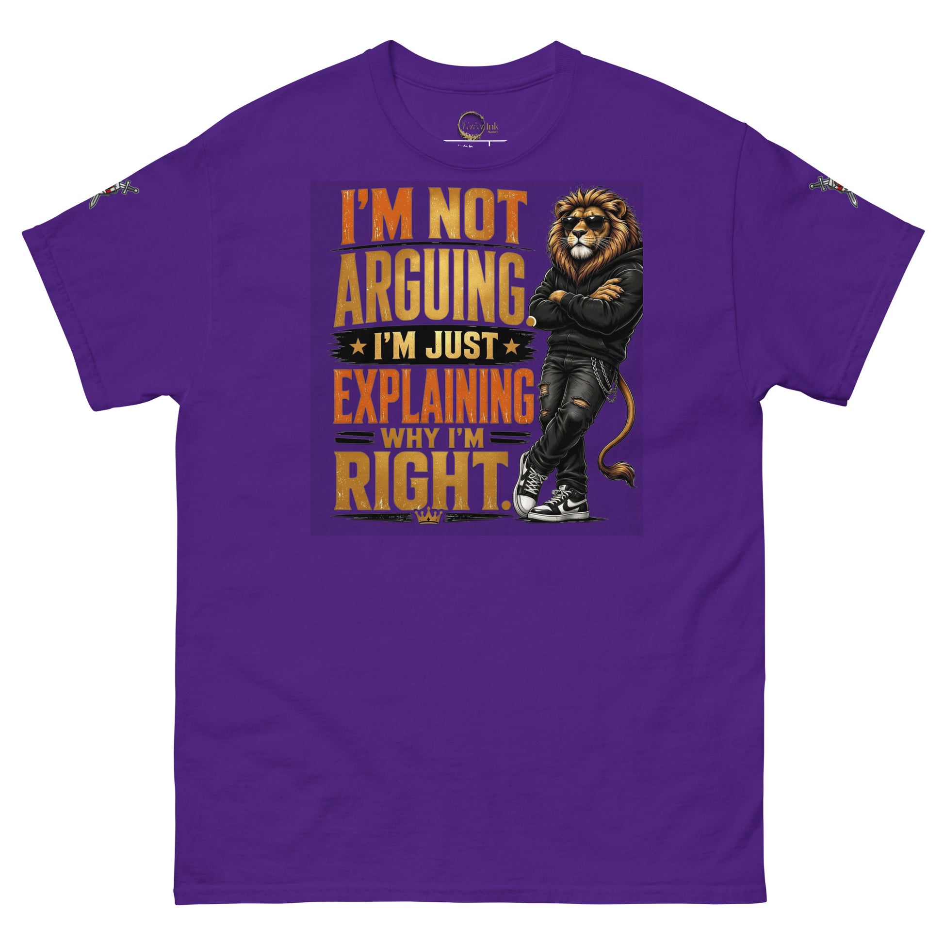 V.I.M 'I'm Not Arguing, I'm Explaining Why I'm Right' Tee - Velvet Ink Market (V.I.M)
