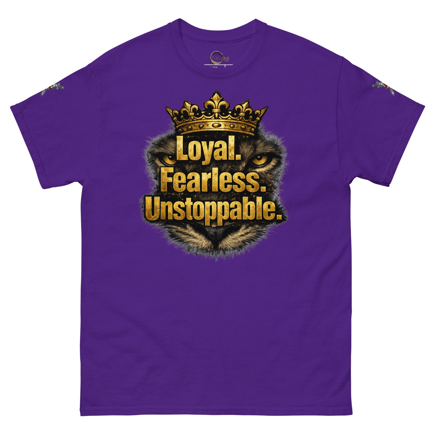 V.I.M 'Loyal. Fearless. Unstoppable.' Lion Tee - Velvet Ink Market (V.I.M)