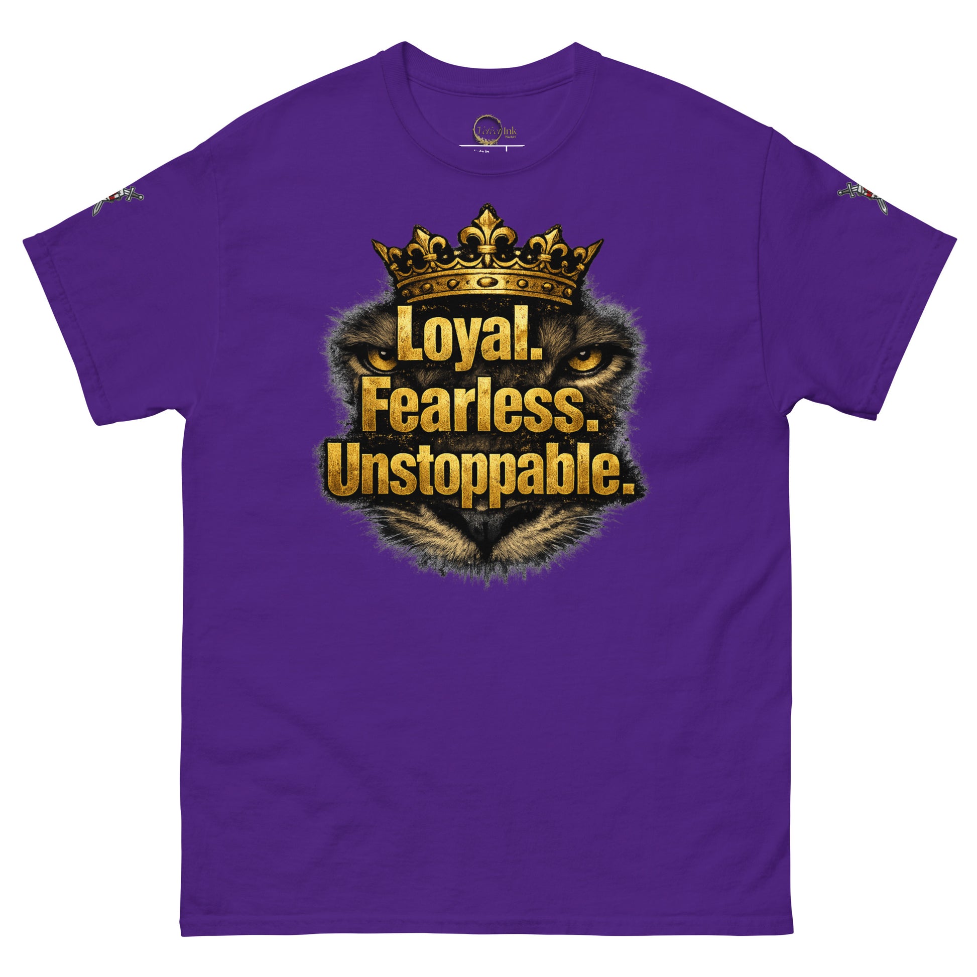 V.I.M 'Loyal. Fearless. Unstoppable.' Lion Tee - Velvet Ink Market (V.I.M)