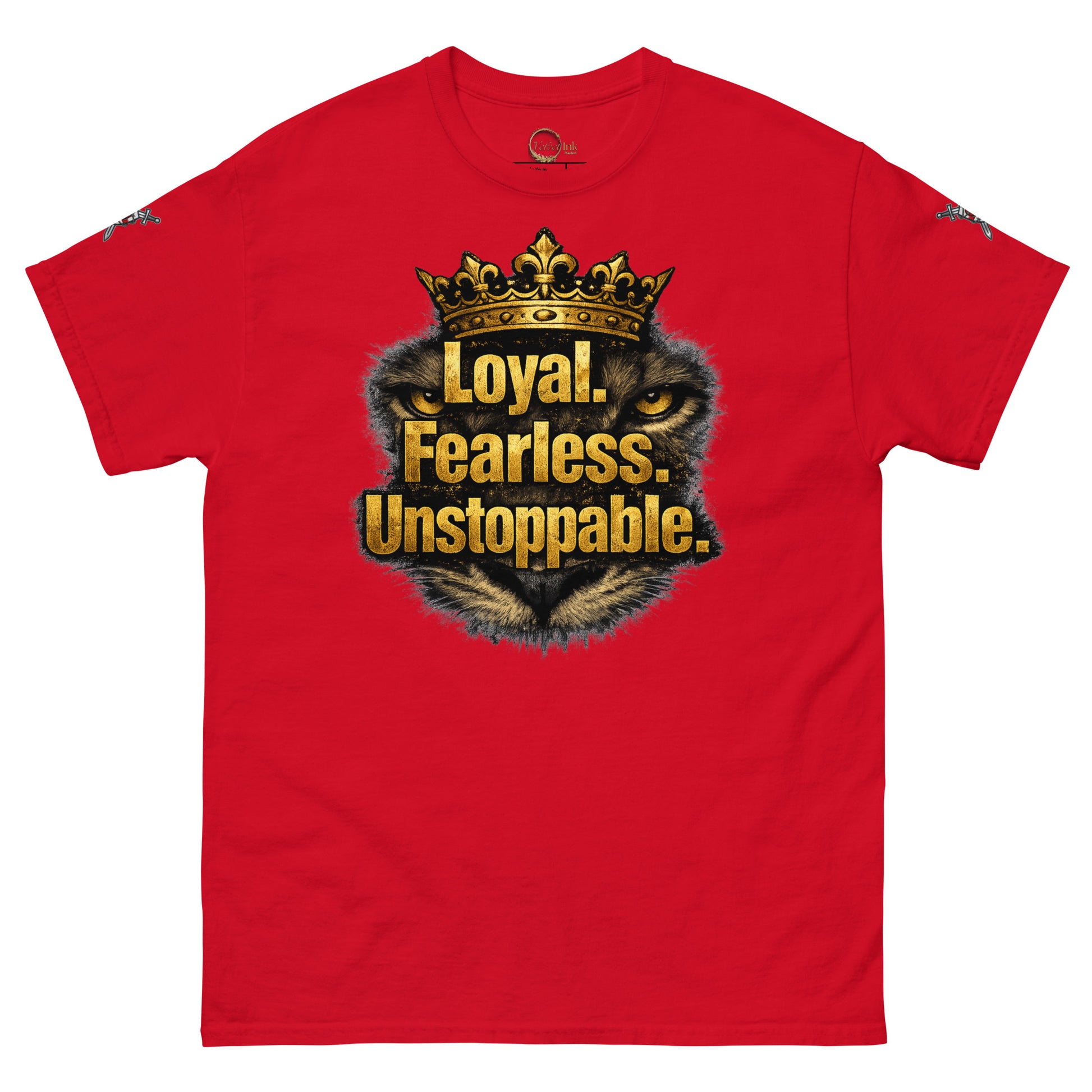 V.I.M 'Loyal. Fearless. Unstoppable.' Lion Tee - Velvet Ink Market (V.I.M)