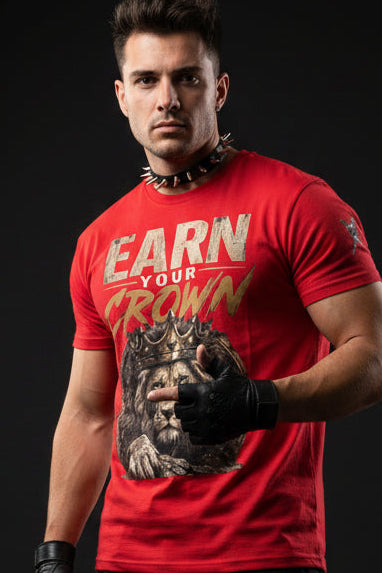 V.I.M 'Earn Your Crown' Lion Tee - Velvet Ink Market (V.I.M)
